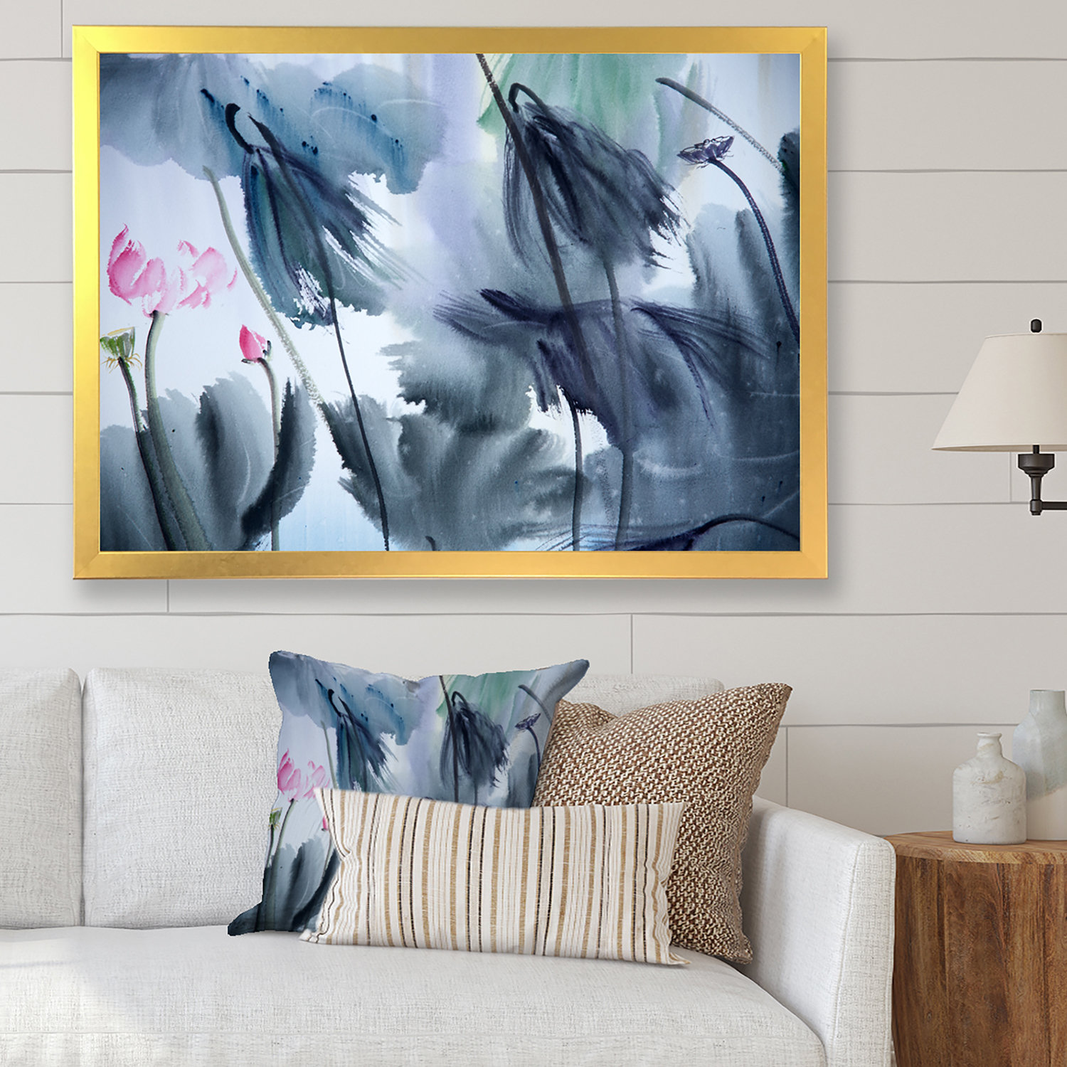 Winston Porter Chinese Ink Flower " Chinese Ink Flower " Painting Print